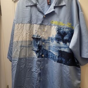 Vintage Willie Esco Men’s Size XXL Short Sleeved Button Up Gasoline Hawaiian
